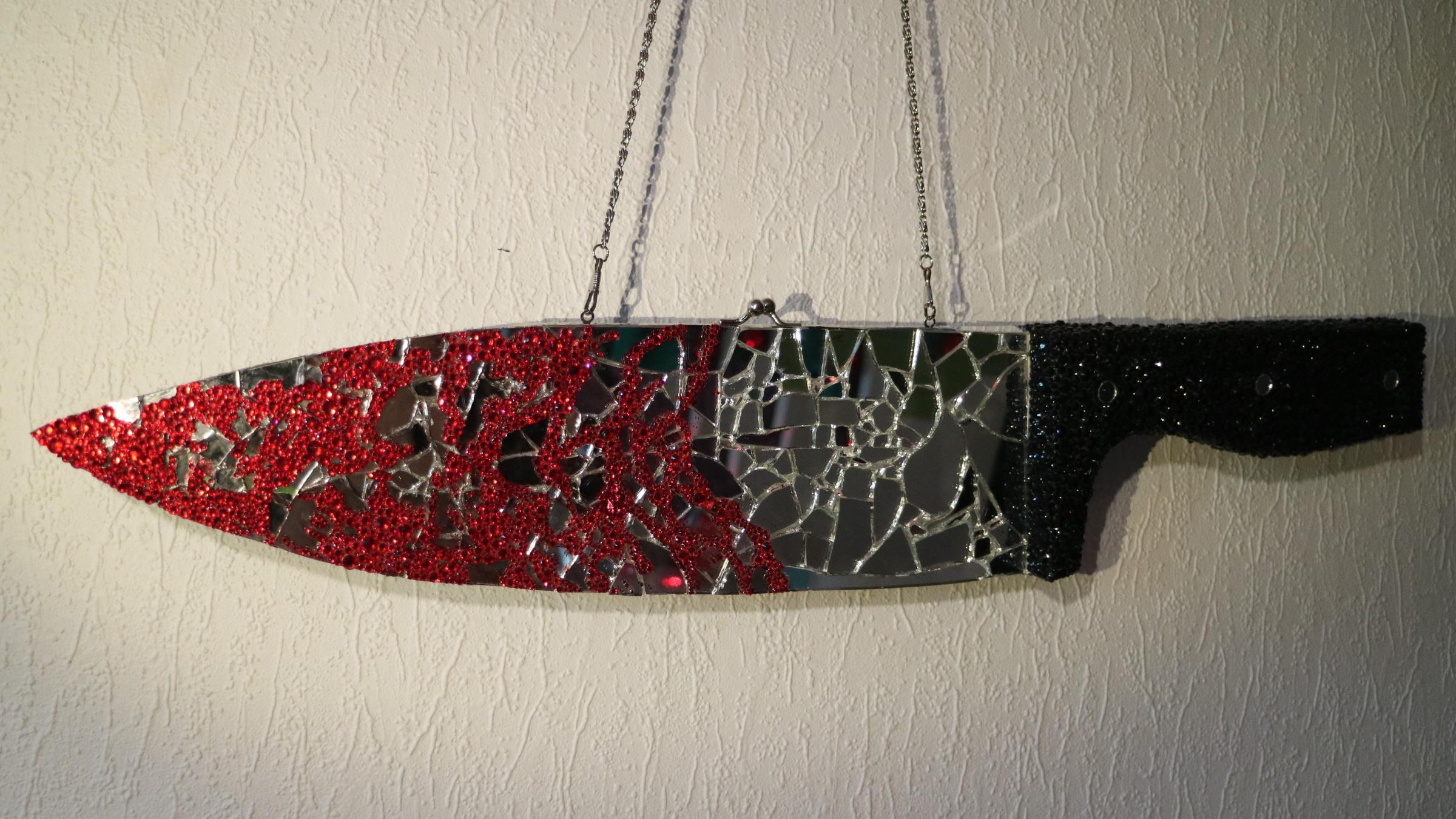 MIRROR MOSAIC KNIFE BAG - ONE OF ONE
