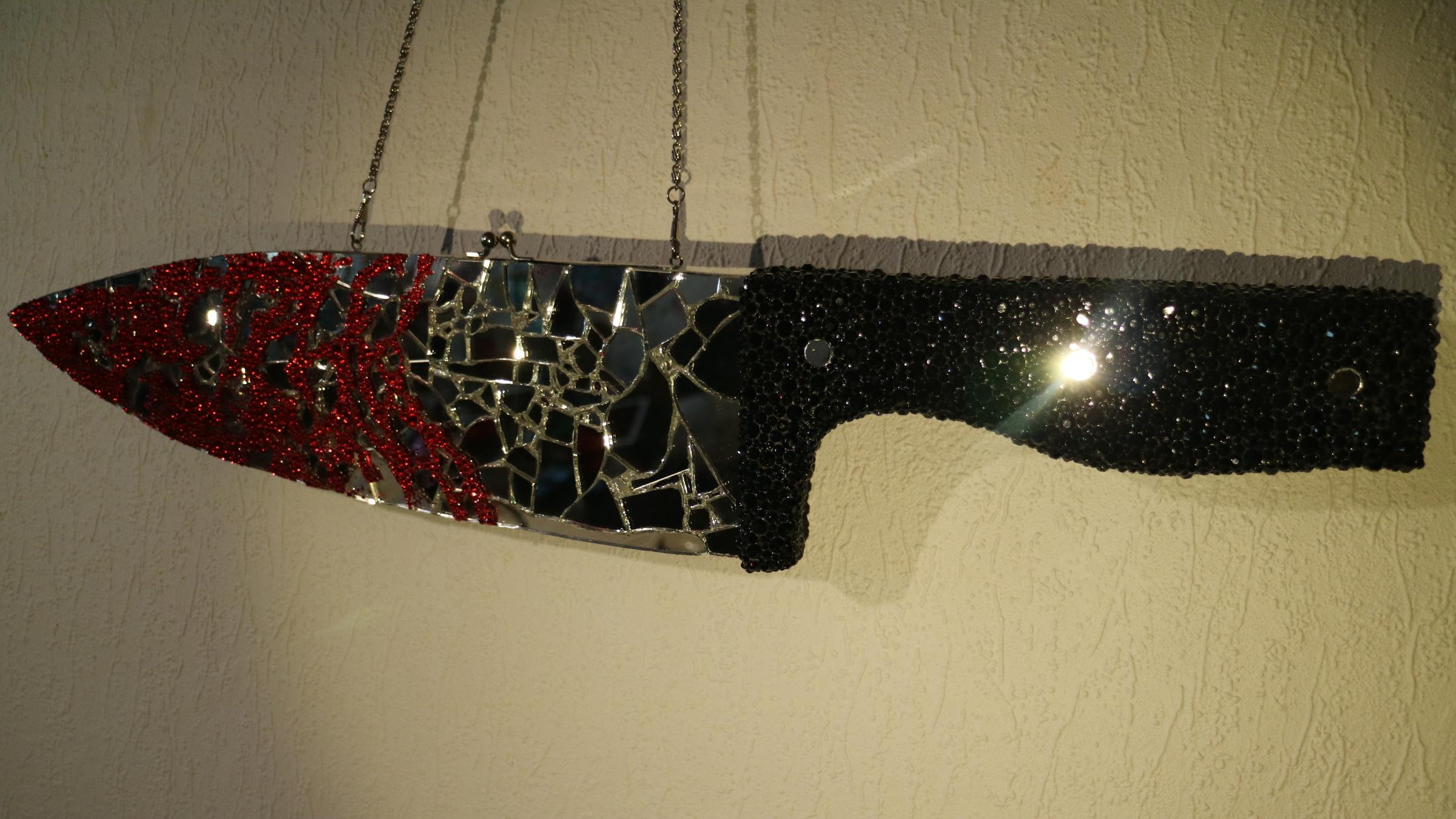 MIRROR MOSAIC KNIFE BAG - ONE OF ONE