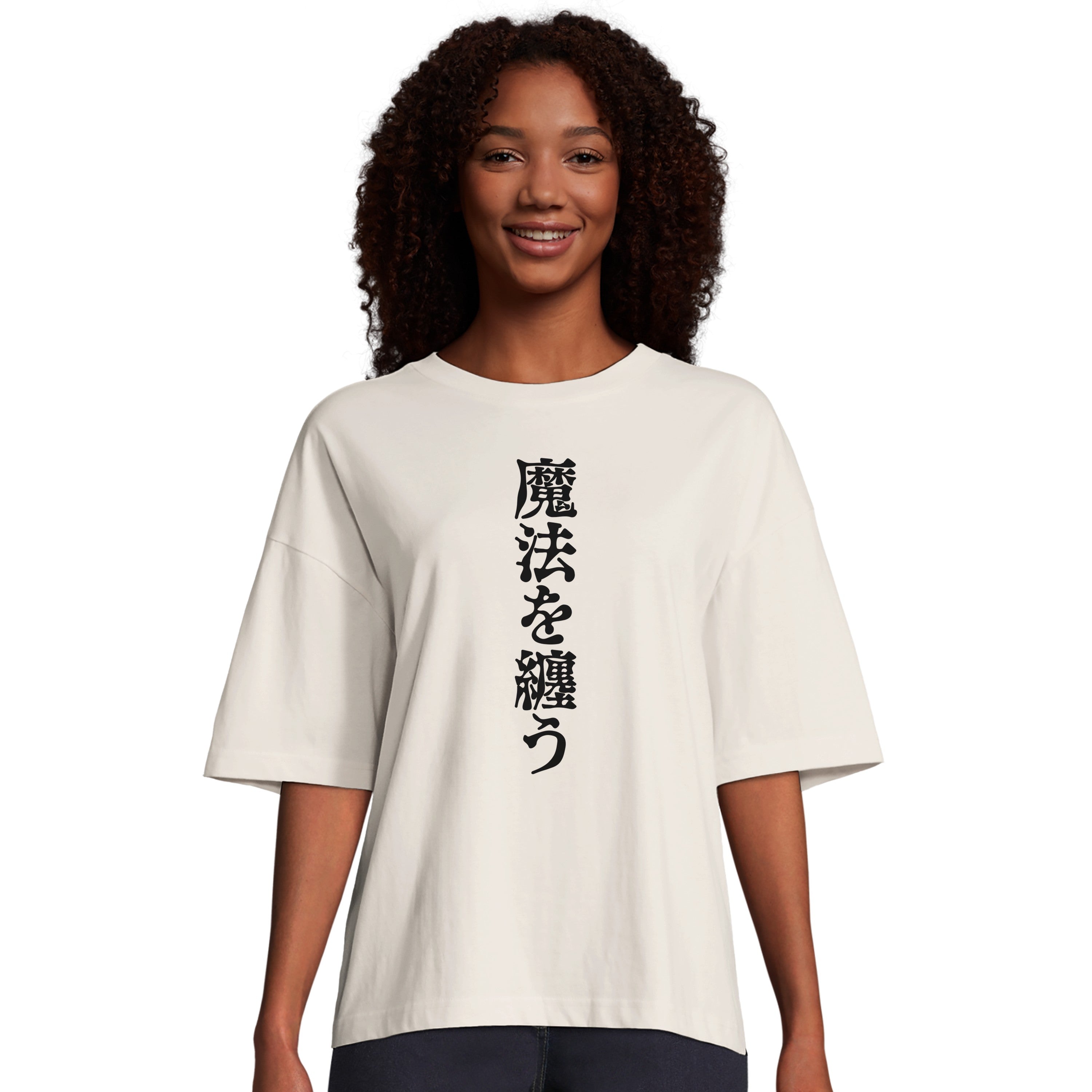 “魔法を纏う” Women's Oversized T-shirt